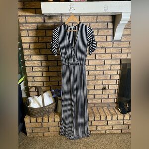 Tres bien black and white jumpsuit